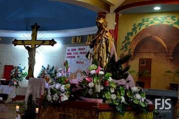Procesión religiosa por las calles de El Ejido (Foto Francisco Javier Santana)